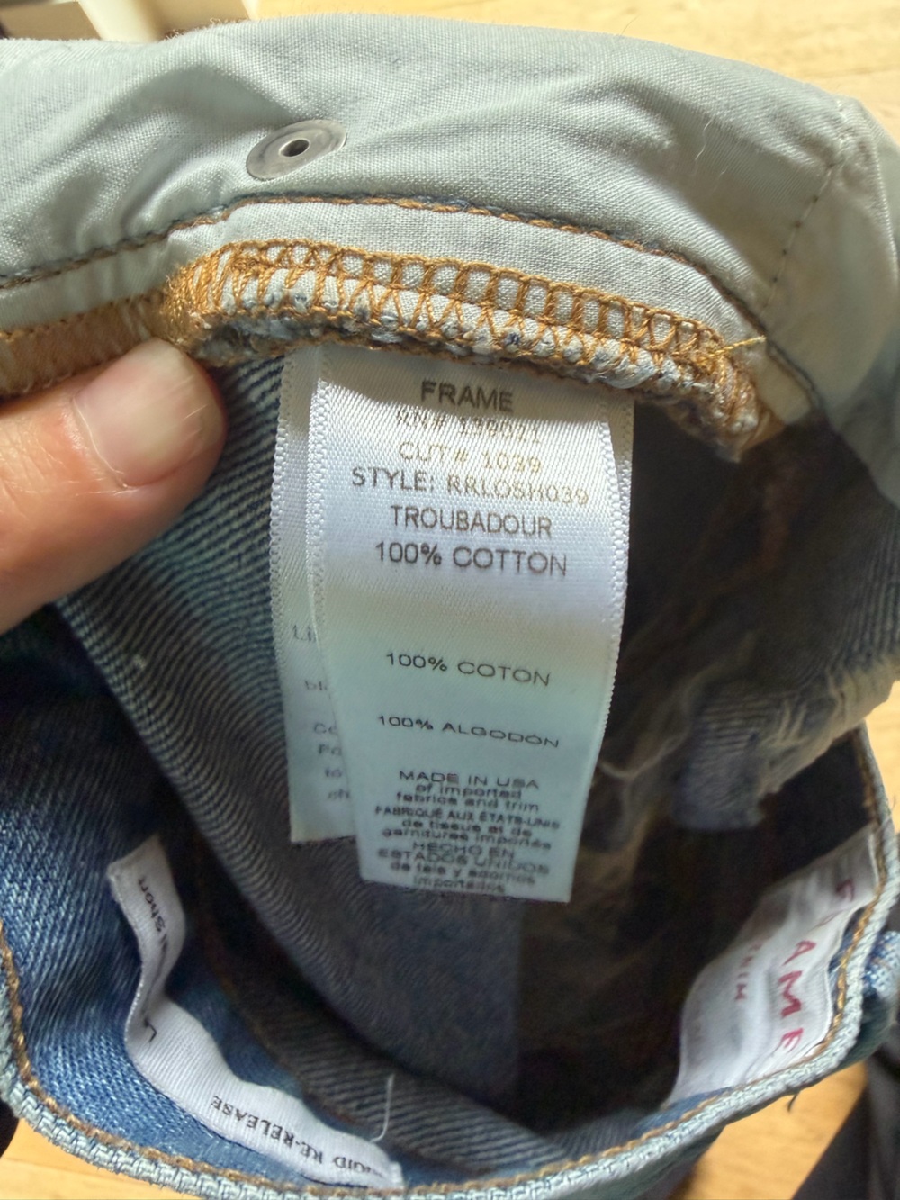 Frame Denim Le Original short Re Release Troubadour - 28 - Picture 7 of 17